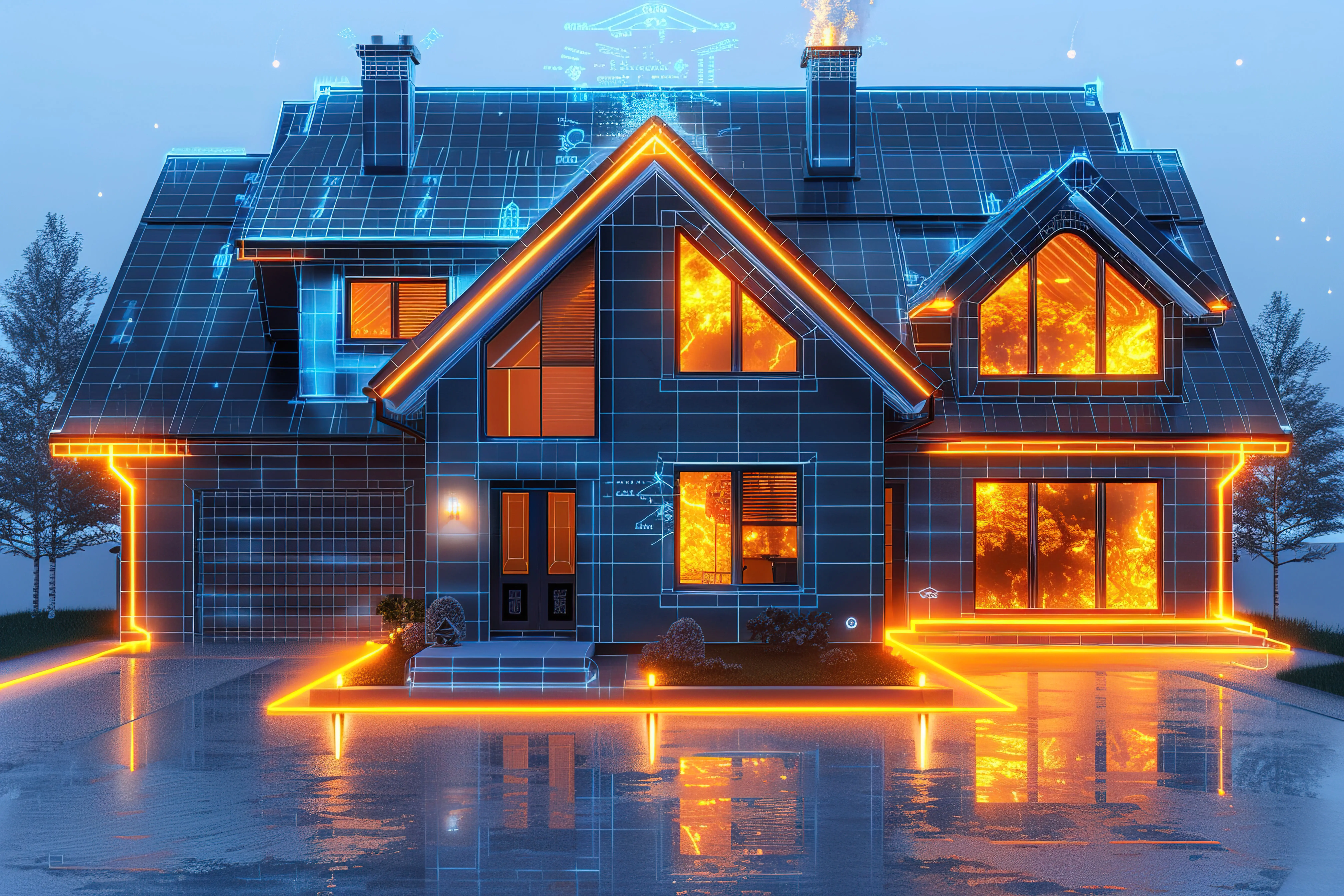 Wohnen, Zuhause, Architektur, Eigentum, Anwesen, Gebäude, modern, Wohnbereich, real, Luxus, neu